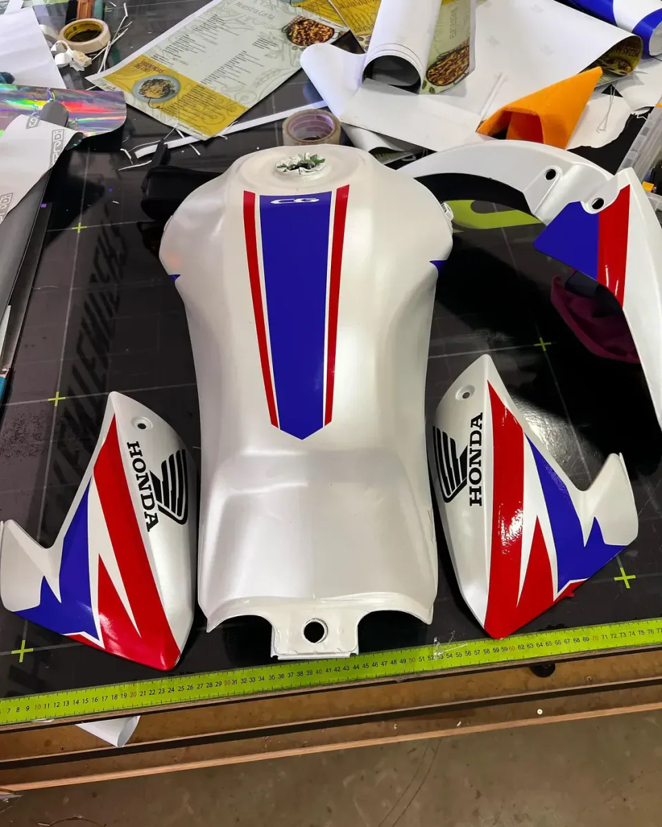 Honda CG: calcos personalizadas — foto 3