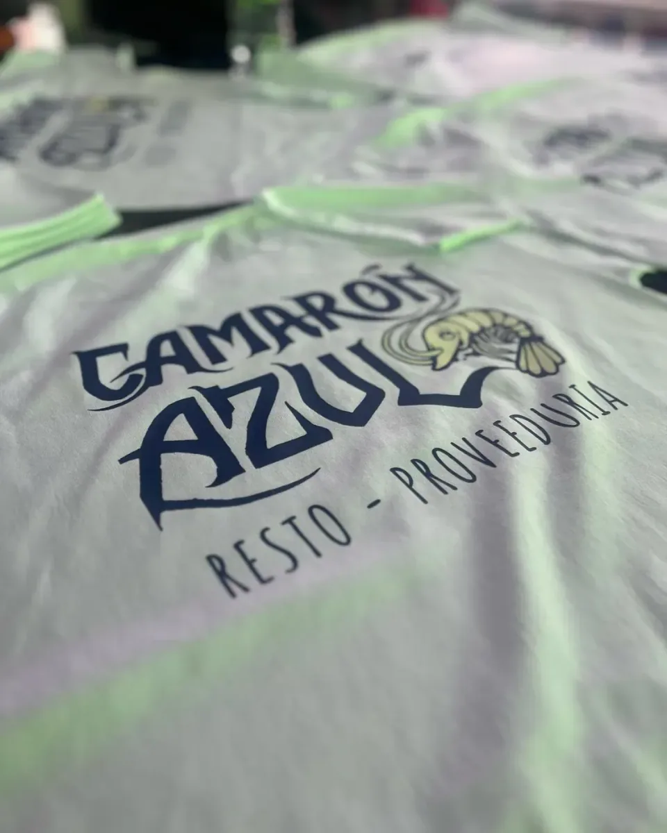 Remeras para Camarón Azul Resto