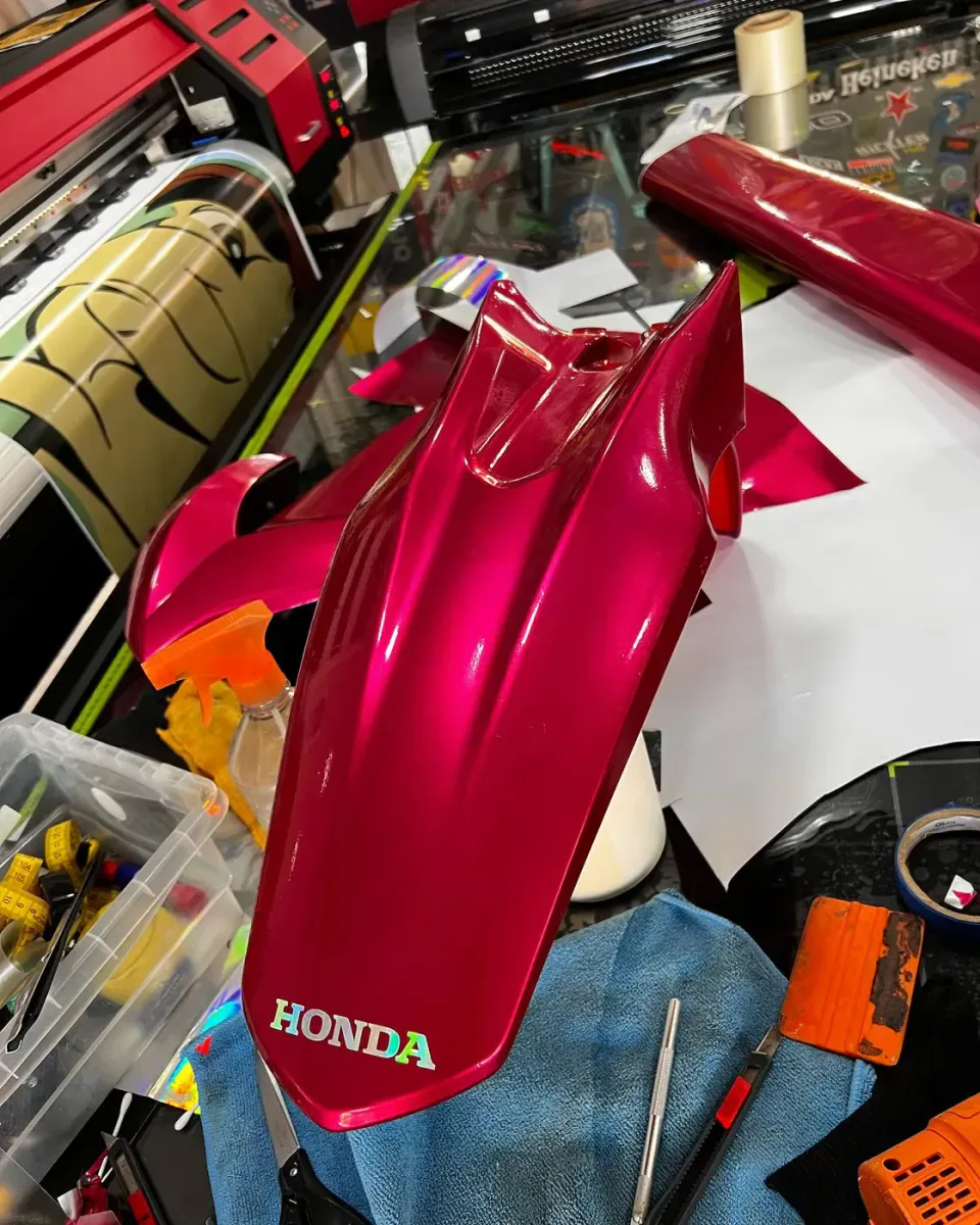 Honda XR: cambio de color y calcos — foto 6