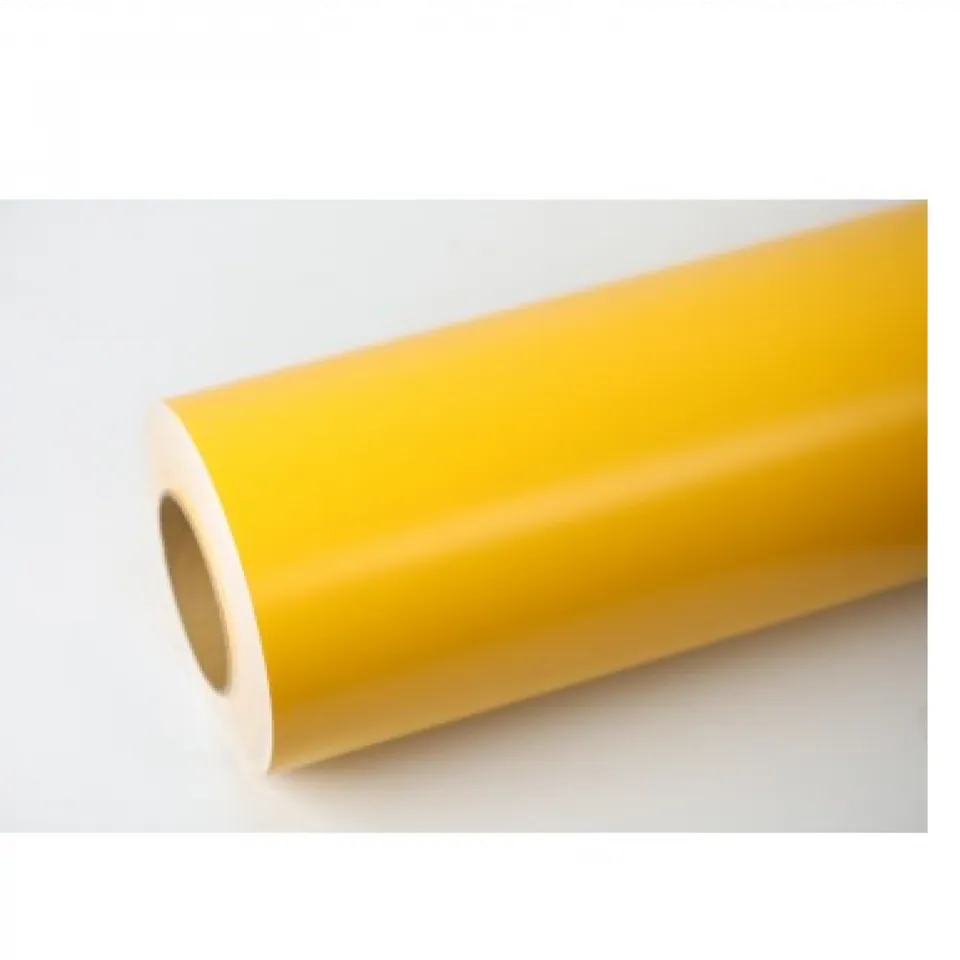 Vinilo Mc Cal Serie 2000 Mate Amarillo 2021 0,61m
