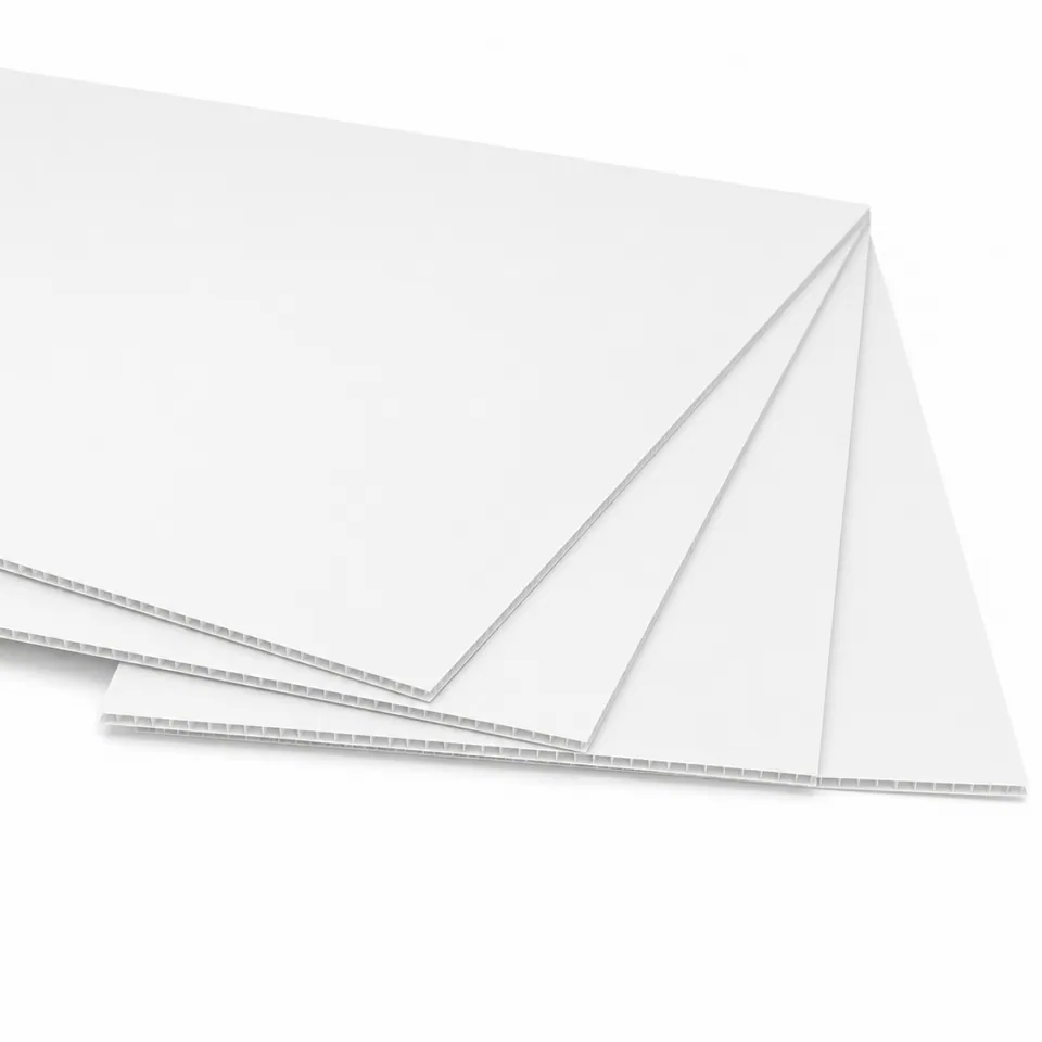 Plastico Corrugado Blanco 3 mm 0,70 x 1,00 mt