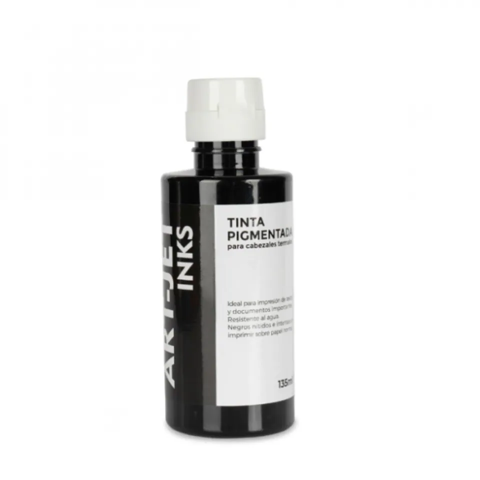 Tinta Art Jet Fotografica Pigmentada Termal Negro 135ml