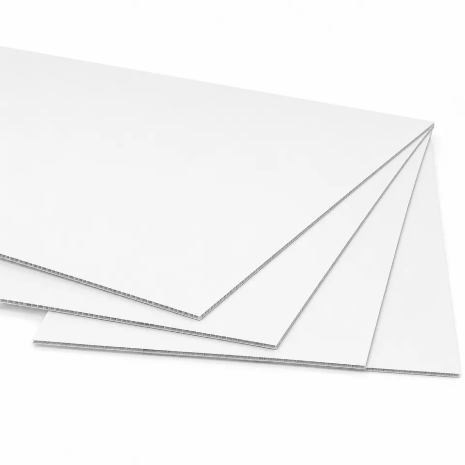 Plastico Corrugado Blanco 2 mm 0,70 x 1,00 mt