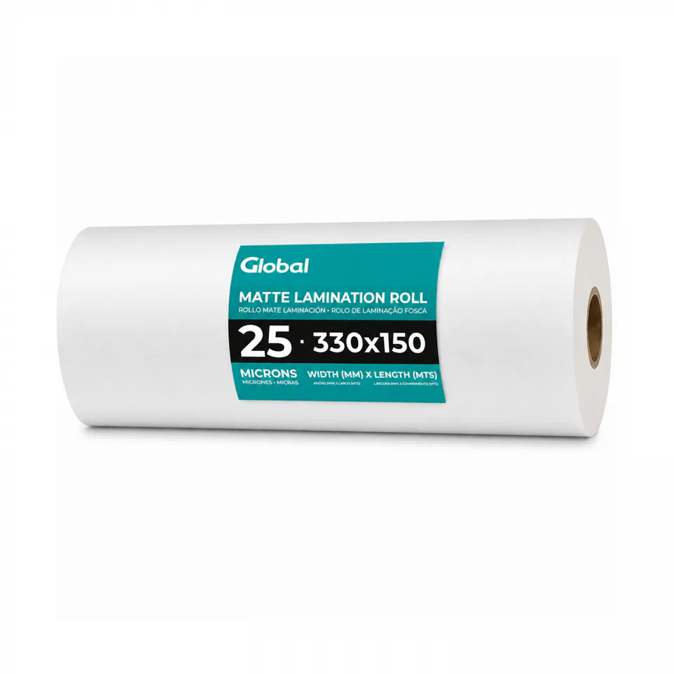 Rollo para Laminar Mate 330mm x 150m 25 micrones