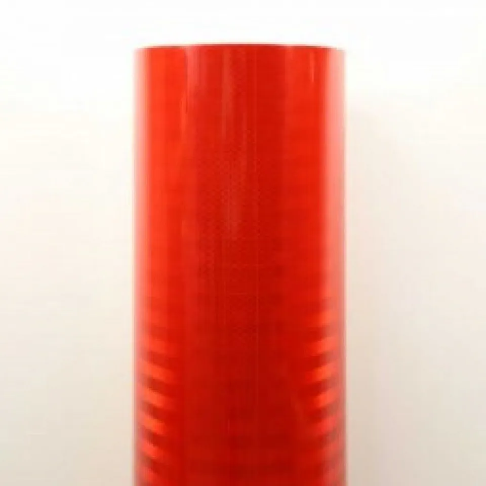 Vinilo Reflectivo Panal Abeja - Diamante Rojo 0,92 mt