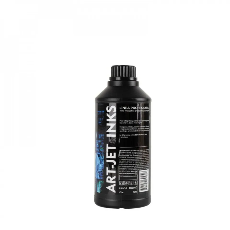 Tinta Art Jet Fotografica Profesional 1000 ml Cyan