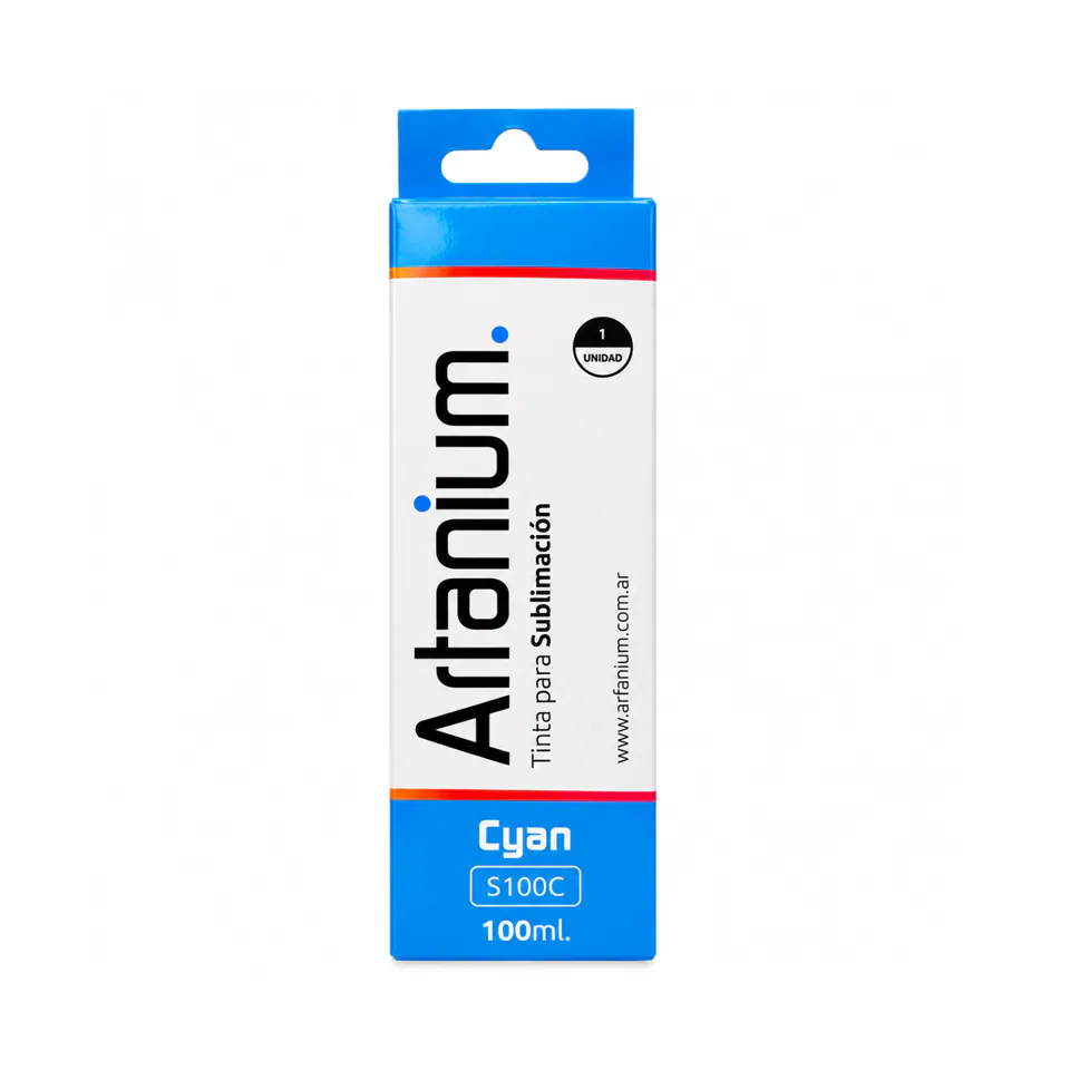 Tinta Artanium Sublimacion Cyan 100 ml