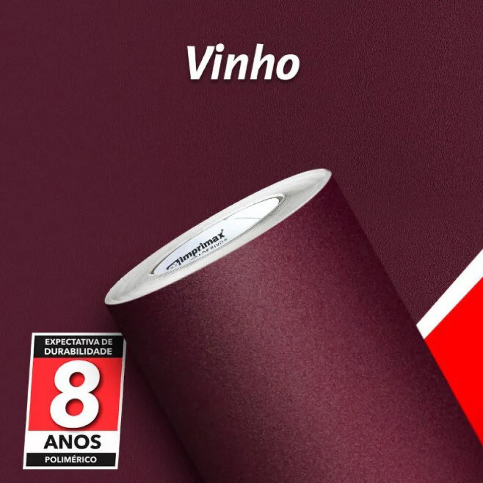 Vinilo Imprimax Jateados 1,40 mt Borgoña