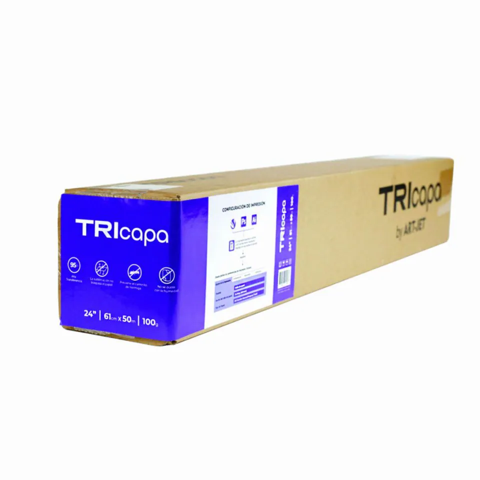 Rollo Art-Jet 61 cm x 50 mts Tricapa