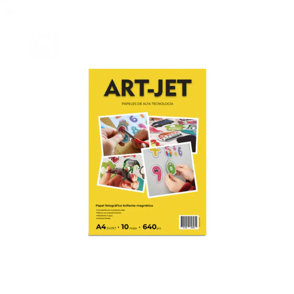 Papel Art-Jet Magnetico Fotografico Brillo A4 x Unidad
