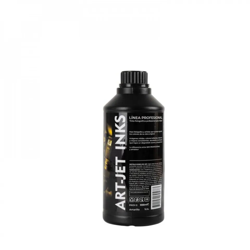 Tinta Art Jet Fotografica Profesional 1000 ml Amarillo