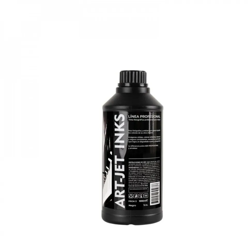 Tinta Art Jet Fotografica Profesional 1000 ml Negro