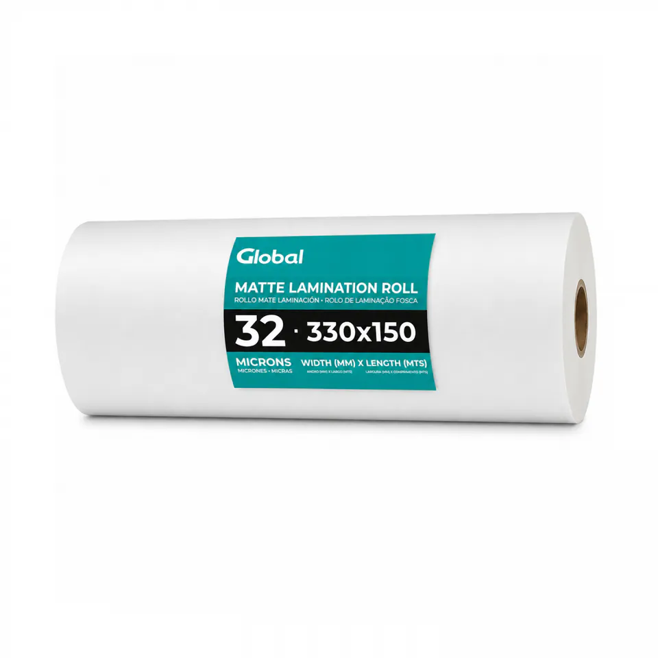 Rollo para Laminar Mate 330mm x 150m 32 micrones