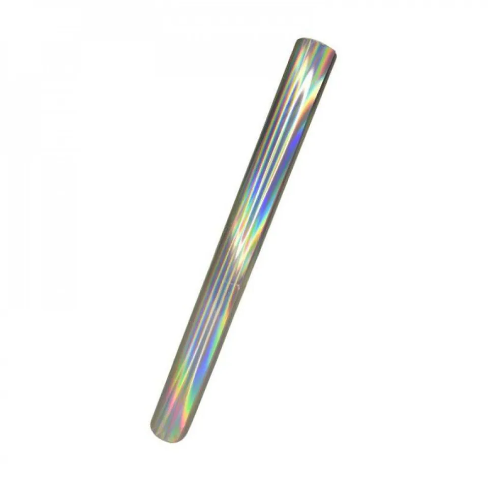 Rollo Foil Holografico Plata Arcoiris