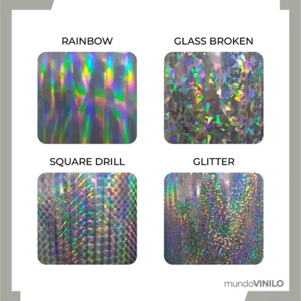 Vinilo Imprimax Holograficos 1,22 mt