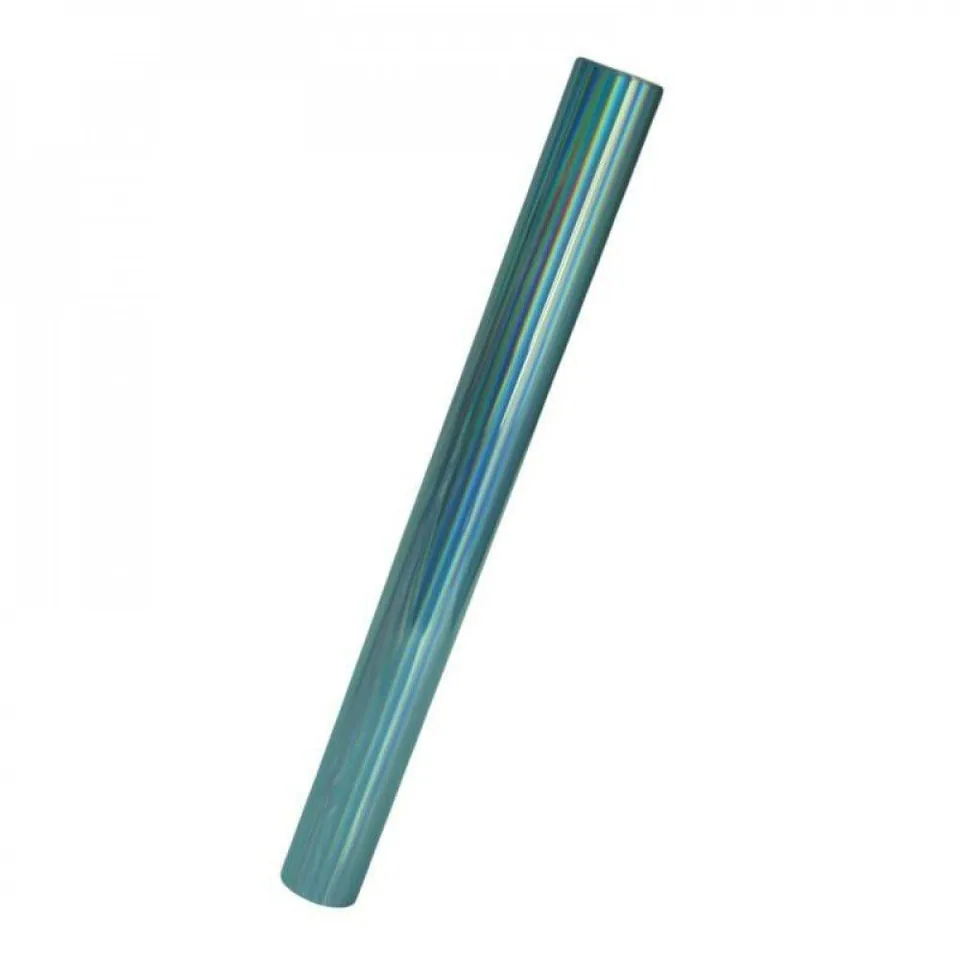 Rollo Foil Holografico Blue Rainbow Azul Arcoiris
