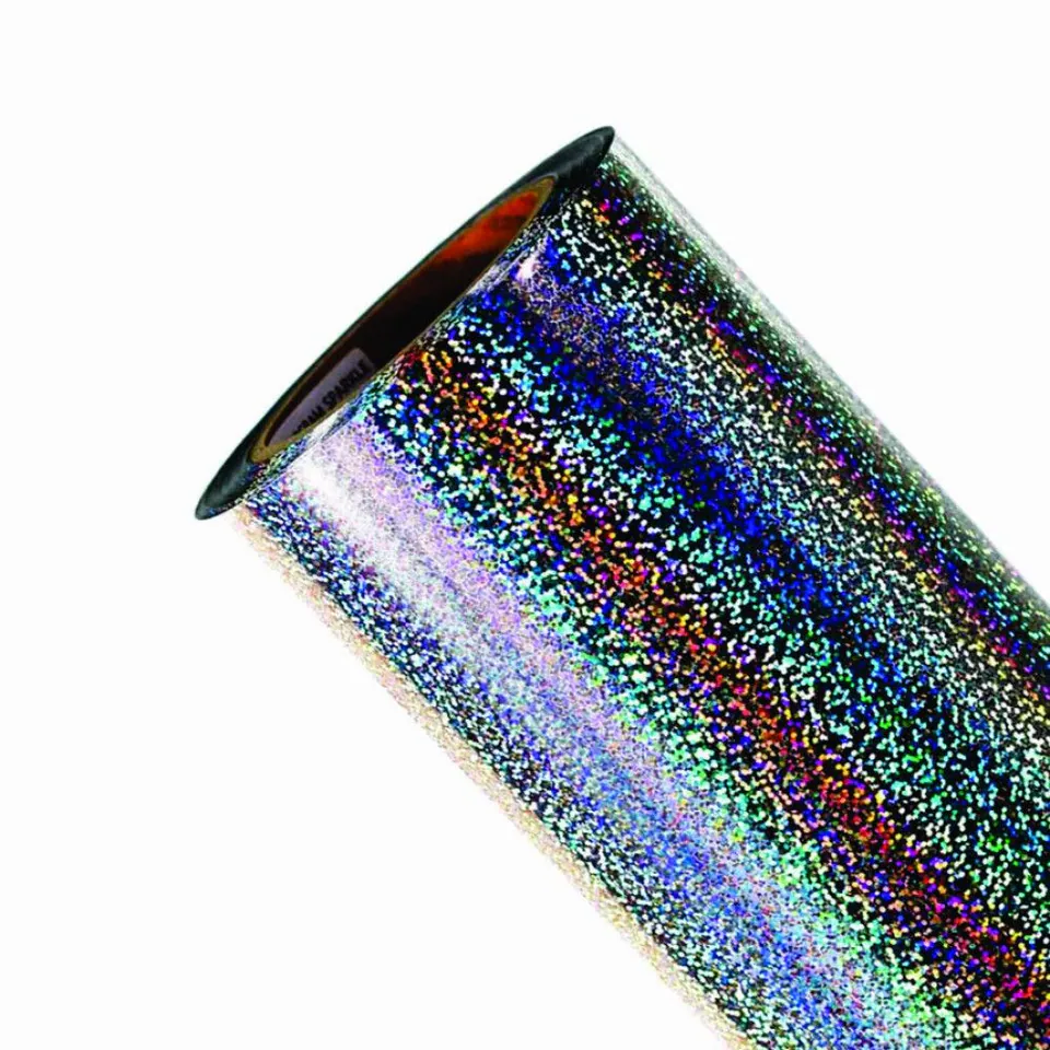 Termofilm Glitter Plateado 50 cm